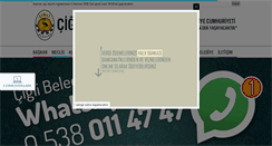 Desktop Screenshot of e-belediye.cigli.bel.tr