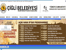 Tablet Screenshot of e-belediye.cigli.bel.tr